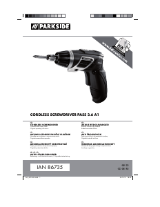 Instrukcja Parkside IAN 86735 Wiertarko-wkrętarka