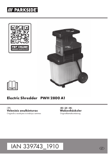 Vadovas Parkside IAN 339743 Sodo smulkintuvas