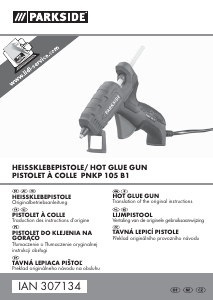 Mode d’emploi Parkside IAN 307134 Pistolet à colle