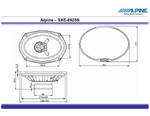 Руководство Alpine SXE-6925S Автомобильный динамик