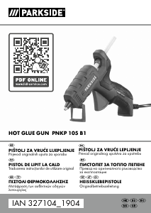 Manual Parkside IAN 327104 Pistol de lipit