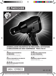 Manuale Parkside IAN 109805 Avvitatore pneumatico