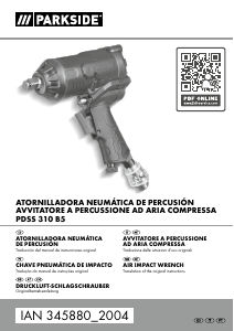 Manual de uso Parkside IAN 345880 Llave de impacto