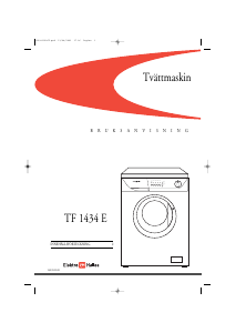 Bruksanvisning ElektroHelios TF1434E Tvättmaskin