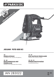 Brugsanvisning Parkside IAN 283022 Stiksav