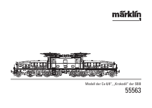 Manual Märklin 55563 Ce 6-8 II Heavy Freight Model Train