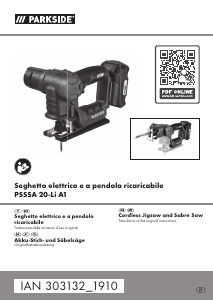 Manuale Parkside IAN 303132 Seghetto alternativo