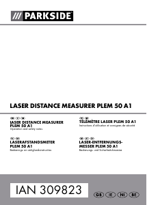 Handleiding Parkside IAN 309823 Afstandsmeter