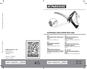 Használati útmutató Parkside IAN 356335 Ágvágó