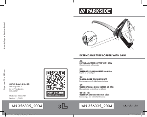 Rokasgrāmata Parkside IAN 356335 Atzarotājs