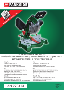 Manual Parkside IAN 270413 Fierastrau circular stationar