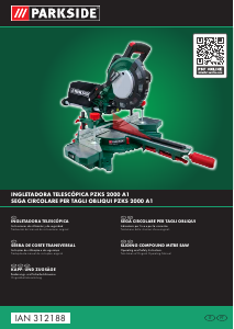 Manual de uso Parkside IAN 312188 Sierra de inglete