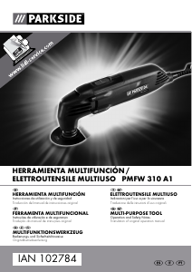 Manual de uso Parkside IAN 102784 Herramienta multifuncional