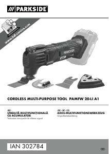 Manual Parkside IAN 302784 Sculă electrică multifuncţională