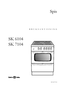Bruksanvisning ElektroHelios SK6104 Spis