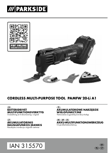 Bruksanvisning Parkside IAN 315570 Multiverktyg