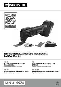 Manuale Parkside IAN 315570 Utensile multifunzione