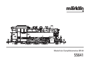 Mode d’emploi Märklin 55641 BR 064 DB Tank Train miniature