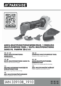 Instrukcja Parkside IAN 339108 Narzędzia wielofunkcyjne
