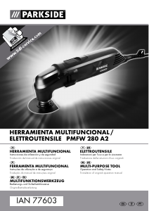 Manual de uso Parkside IAN 77603 Herramienta multifuncional