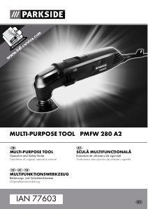 Manual Parkside IAN 77603 Sculă electrică multifuncţională