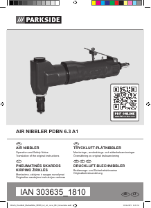 Bruksanvisning Parkside IAN 303635 Nibblare