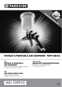 Mode d’emploi Parkside IAN 109910 Pistolet à Peinture