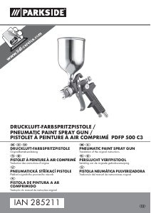 Manual de uso Parkside IAN 285211 Sistema de pintura