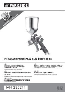 Manual Parkside IAN 285211 Sistem de pulverizare vopsea