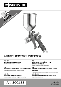 Manual Parkside IAN 300488 Sistem de pulverizare vopsea