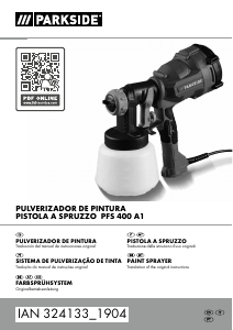 Manual de uso Parkside IAN 324133 Sistema de pintura