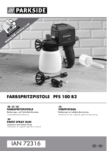 Handleiding Parkside IAN 72316 Verfspuit