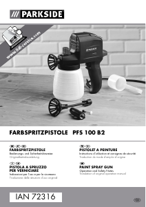 Mode d’emploi Parkside IAN 72316 Pistolet à Peinture
