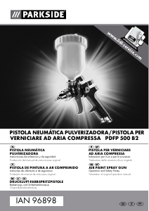 Manuale Parkside IAN 96898 Sistema di verniciatura