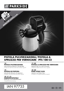 Manual de uso Parkside IAN 97735 Sistema de pintura