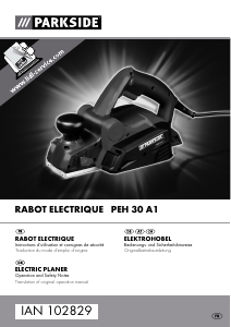 Mode d’emploi Parkside IAN 102829 Rabot