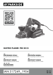 Priročnik Parkside IAN 317249 Planer