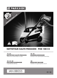 Mode d’emploi Parkside IAN 88055 Nettoyeur haute pression