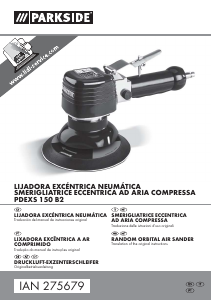 Manual de uso Parkside IAN 275679 Lijadora excéntrica
