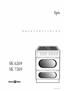 Bruksanvisning ElektroHelios SK7269 Spis