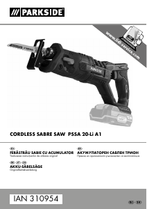 Manual Parkside IAN 310954 Ferăstrău cu piston