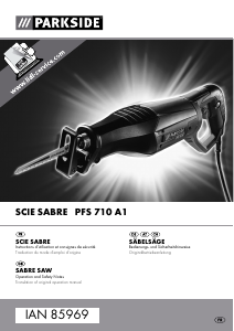 Mode d’emploi Parkside IAN 85969 Scie sabre