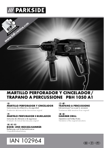 Manual de uso Parkside IAN 102964 Martillo perforador