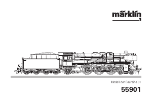 Handleiding Märklin 55901 BR 01 DB Steam Modeltrein