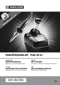 Manuale Parkside IAN 86586 Pistola per saldatura
