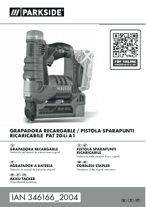 Manuale Parkside IAN 346166 Graffatrice