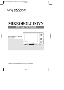 Brugsanvisning Daewoo KOR-6L35B Mikroovn