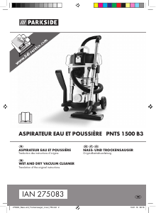 Mode d’emploi Parkside IAN 275083 Aspirateur