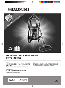 Instrukcja Parkside IAN 304383 Odkurzacz