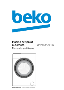 Manual BEKO WMY 81443 STB1 Mașină de spălat